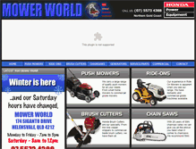 Tablet Screenshot of mowerworldqld.com.au